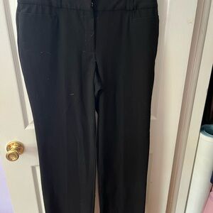 A. Byer Black Straight-Leg Trousers